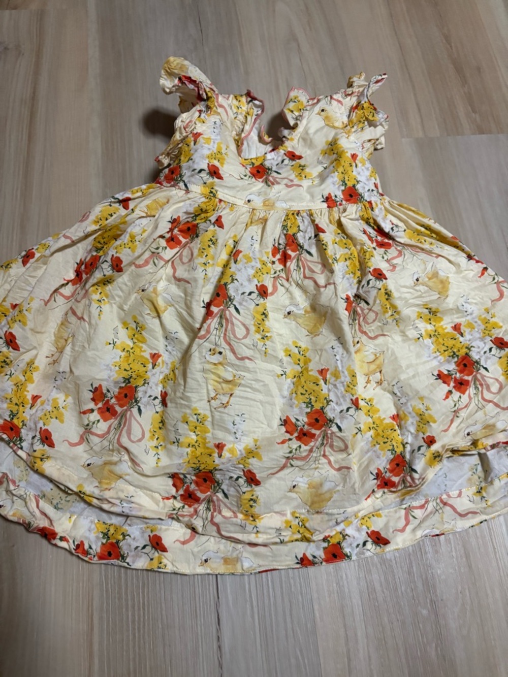 Pink Chicken easter dress